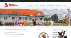 Desktop Screenshot of okis-proszkow.pl
